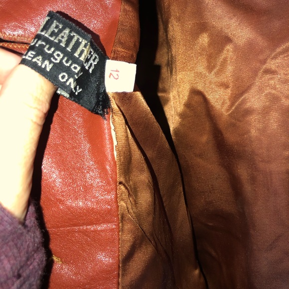 Vintage leather jacket - Picture 4 of 7